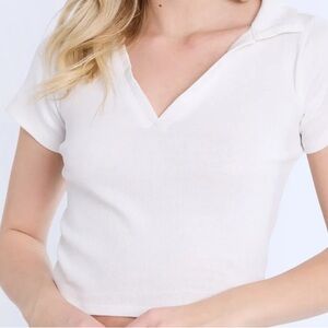 Aeropostale White Short Sleeve Tee